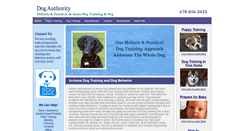 Desktop Screenshot of dogauthority.com