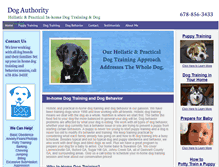 Tablet Screenshot of dogauthority.com